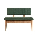 Prešita klop VINA 85x110 cm zelena/bor atlantic