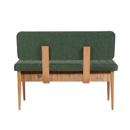 Prešita klop VINA 85x110 cm zelena/bor atlantic