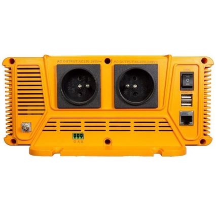 Pretvornik napetosti 1200W/12V/230V + Daljinski upravljalnik