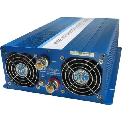 Pretvornik napetosti 3000W/12V/230V + Daljinski upravljalnik
