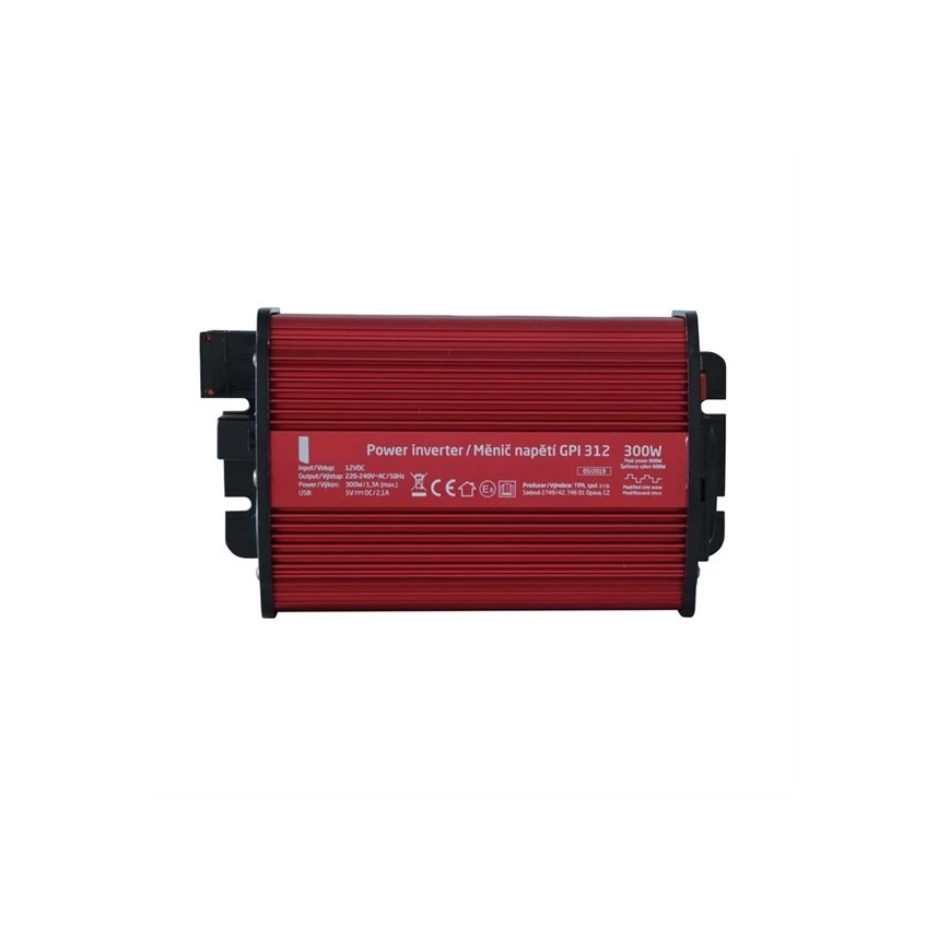 Pretvornik napetosti 300W/12/230V + USB