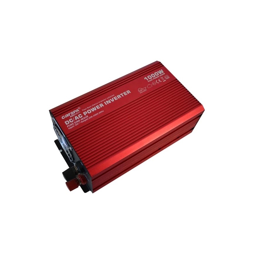 Pretvornik napetosti CARSPA 1000W/12/230V + USB