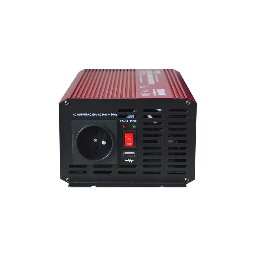 Pretvornik napetosti CARSPA 1000W/12/230V + USB