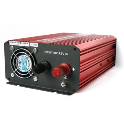 Pretvornik napetosti CARSPA 600W/12/230V + USB