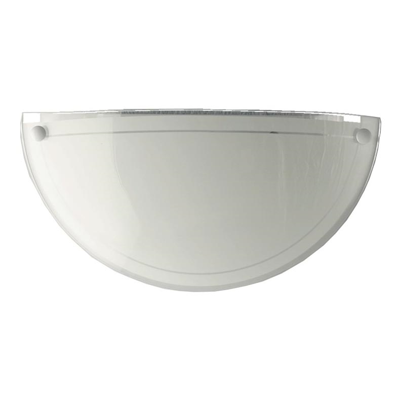 Prezent 1421 NS - Nadomestno steklo za stensko svetilko DISC E27 12,5x25 cm bela