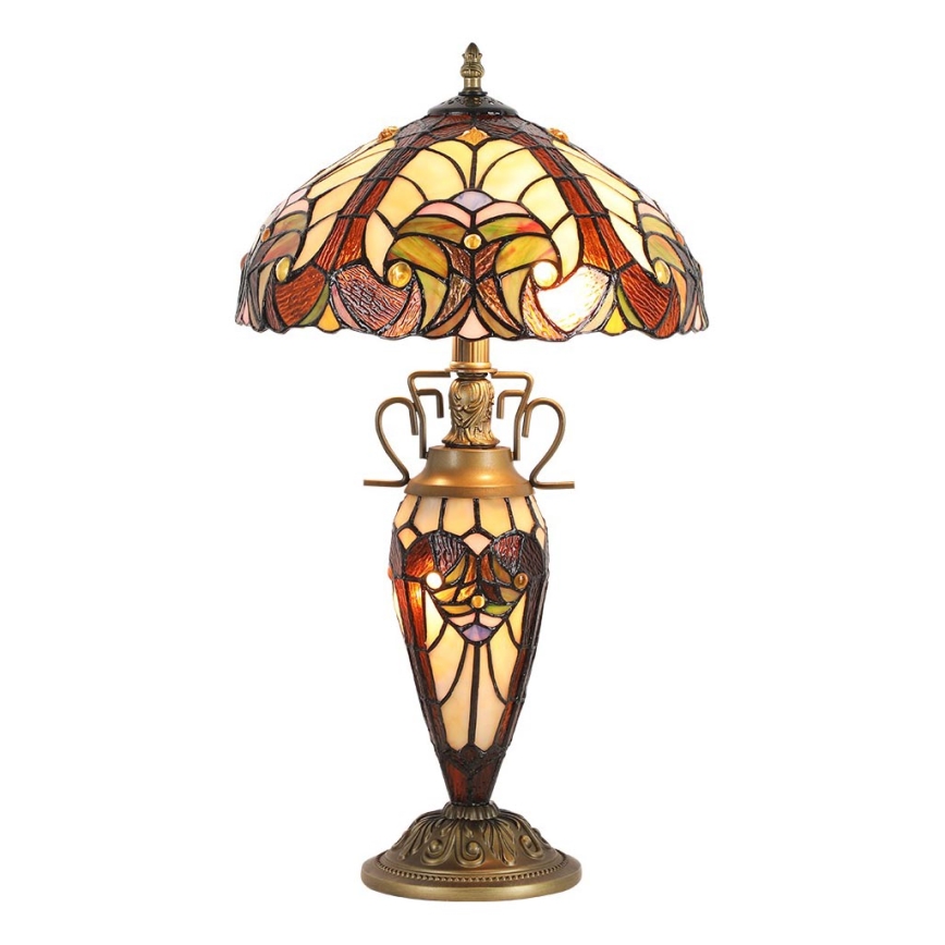 Prezent 1702 - Namizna svetilka TIFFANY 2xE27/60W + 1xE14/7W/230V