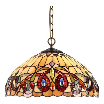 Prezent 1704 - Lestenec na verigi TIFFANY 2xE27/60W/230V