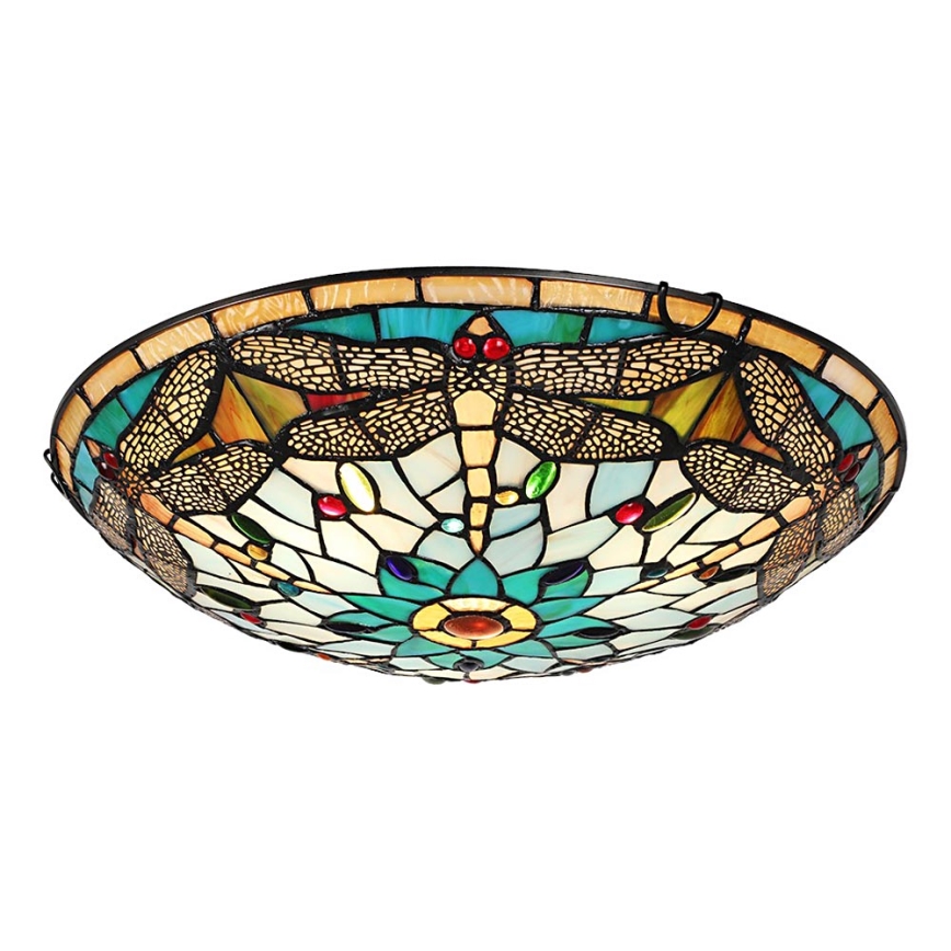 Prezent 1714 - Stropna svetilka TIFFANY 3xE27/40W/230V