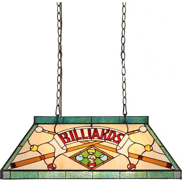 Prezent 1715 - Lestenec na verigi TIFFANY BILLIARD 3xE27/60W/230V