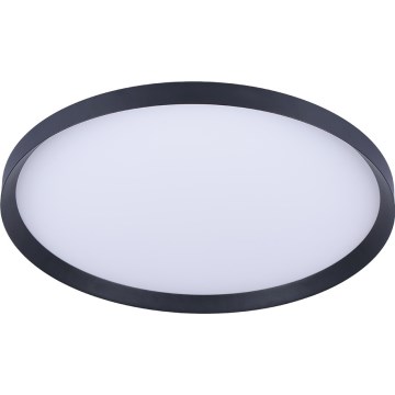 Prezent 17311 - LED stropna svetilka ADRA LED/42W/230V + LED/13W 3000/4000/6000K, premer 48,5 cm, črna