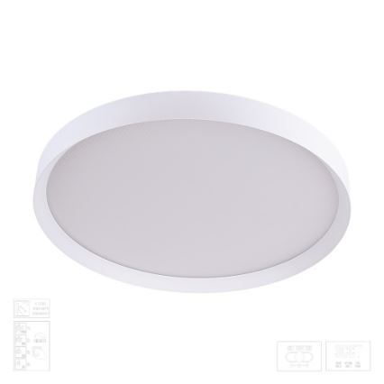 Prezent 17314 - LED zatemnjevalna stropna svetilka MAYSA LED/42W/230V 3000/4000/6000K premer 48,5 cm bela