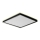 Prezent 27311 - LED Kopalniška stropna svetilka CORDIA SQ LED/12W/230V 3000/6000K IP54 črna