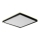 Prezent 27315 - LED Kopalniška stropna svetilka CORDIA SQ LED/24W/230V 3000/6000K IP54 črna