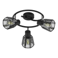 Prezent 27518 - Reflektor PONTEO 3xE27/40W/230V črna