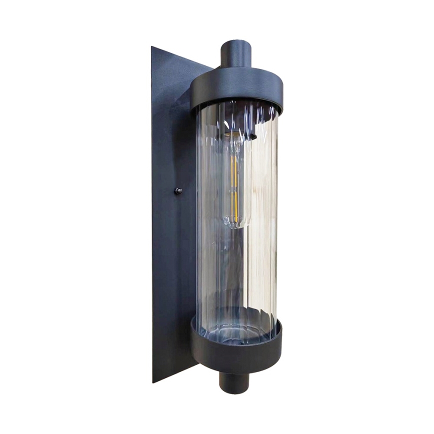 Prezent 28213A - Zunanja stenska svetilka VERTICA 1xE27/35W/230V IP54 črna