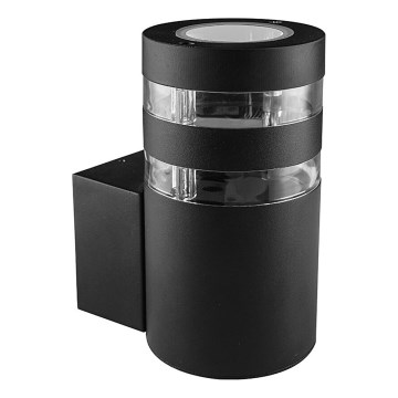 Prezent 31306 - Zunanja stenska svetilka DAIMA 1xGU10/10W/230V IP44 črna