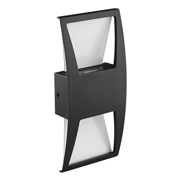 Prezent 31310 - LED Zunanja stenska svetilka OZZ 2xLED/4W/230V IP44 črna