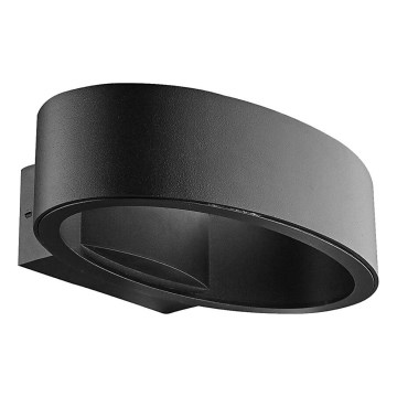 Prezent 31312 - LED Zunanja stenska svetilka REBUS LED/5W/230V IP44 črna