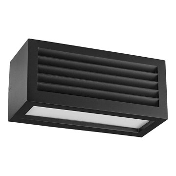 Prezent 31316 - Zunanja stenska svetilka SUEZ 1xE27/18W/230V IP44 črna
