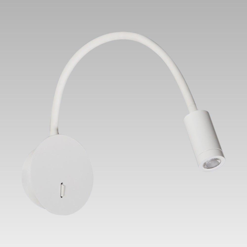 Prezent 32317 - LED Fleksibilna mala svetilka NOIR 1xLED/3W/230V