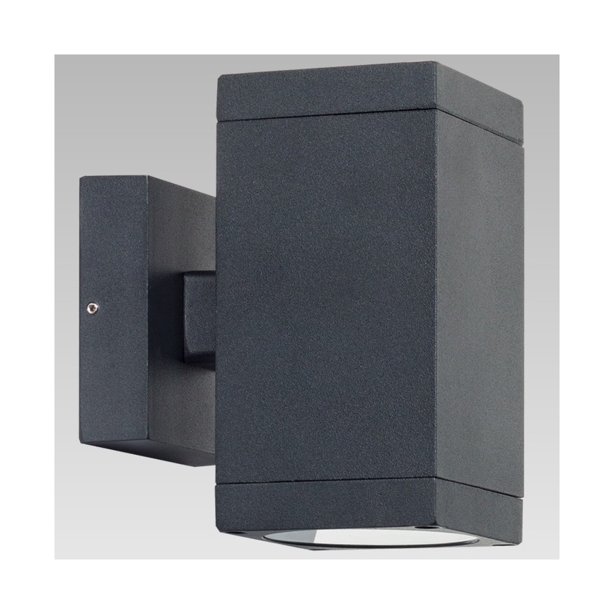 Prezent 39034 - Zunanja stenska svetilka RETO SQ 2xGU10/35W/230V IP54