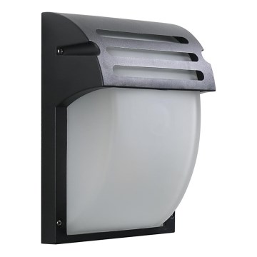 Prezent 39038 - Zunanja stenska svetilka AMALFI 1xE27/60W/230V IP44 črna