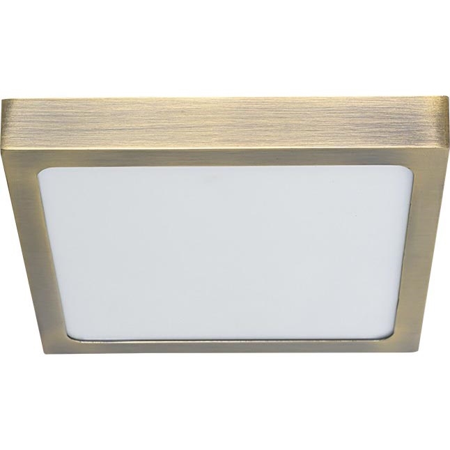 Prezent 49062 - LED Stropna svetilka LENYS LED/9W/230V 4000K 12x12 cm medenina