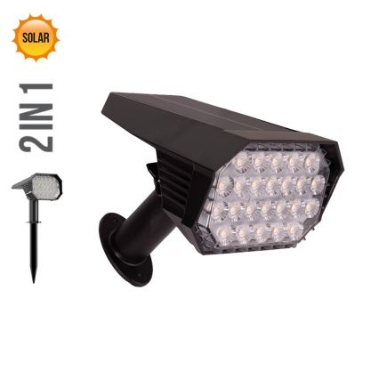 Prezent 65285 - LED Solarna svetilka 2v1 FOLD LED/4,8W/3,7V IP65 1200 mAh