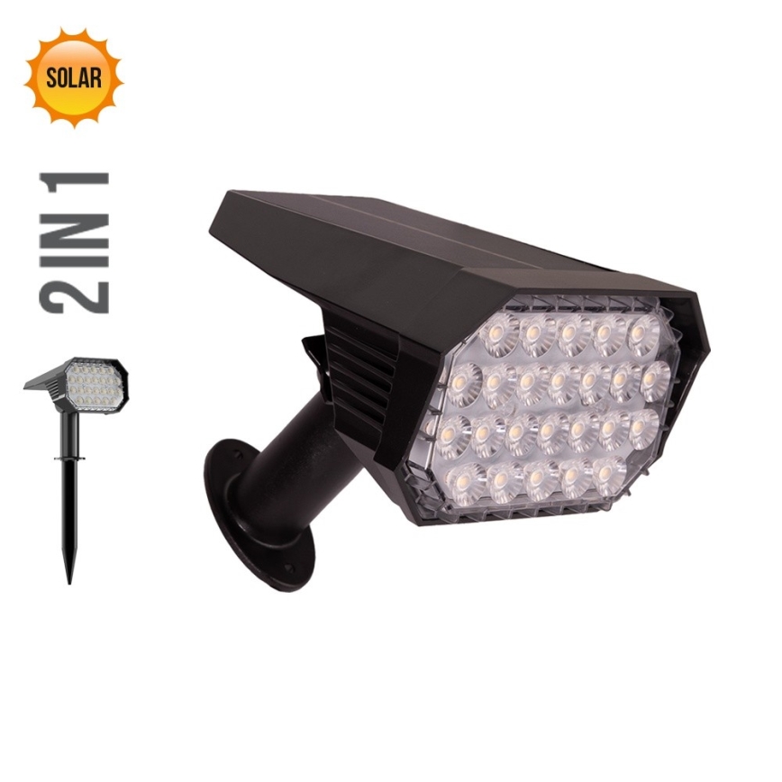 Prezent 65285 - LED Solarna svetilka 2v1 FOLD LED/4,8W/3,7V IP65 1200 mAh