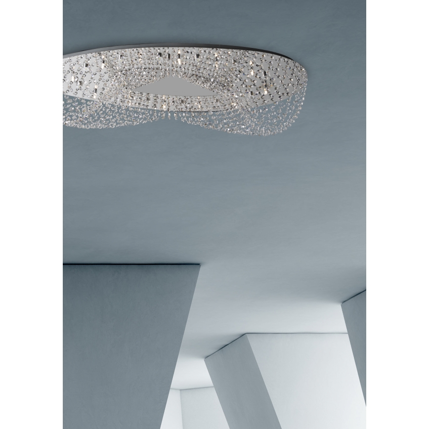 Prezent 69046 - ELIPTHON Stropna nadgradna svetilka 8xG9/33W/230V