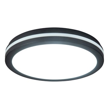 Prezent 70334 - LED zatemnljivo zunanje stropno svetilo GARDEN LED/20W/230V 3000/4000/6000K IP65 premer 23 cm črna