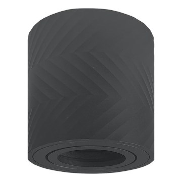 Prezent 71111 - Točkovna svetilka LOTAR 1xGU10/50W/230V, premer 8 cm, črna