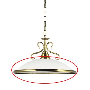 Prezent 75351 - Nadomestno steklo za lestenec VIOLA E27