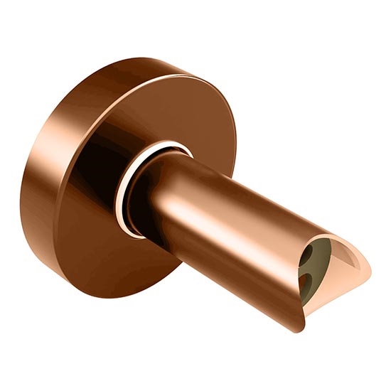 Priključni adapter 6,4x6,4 cm v bakreni/zlati barvi