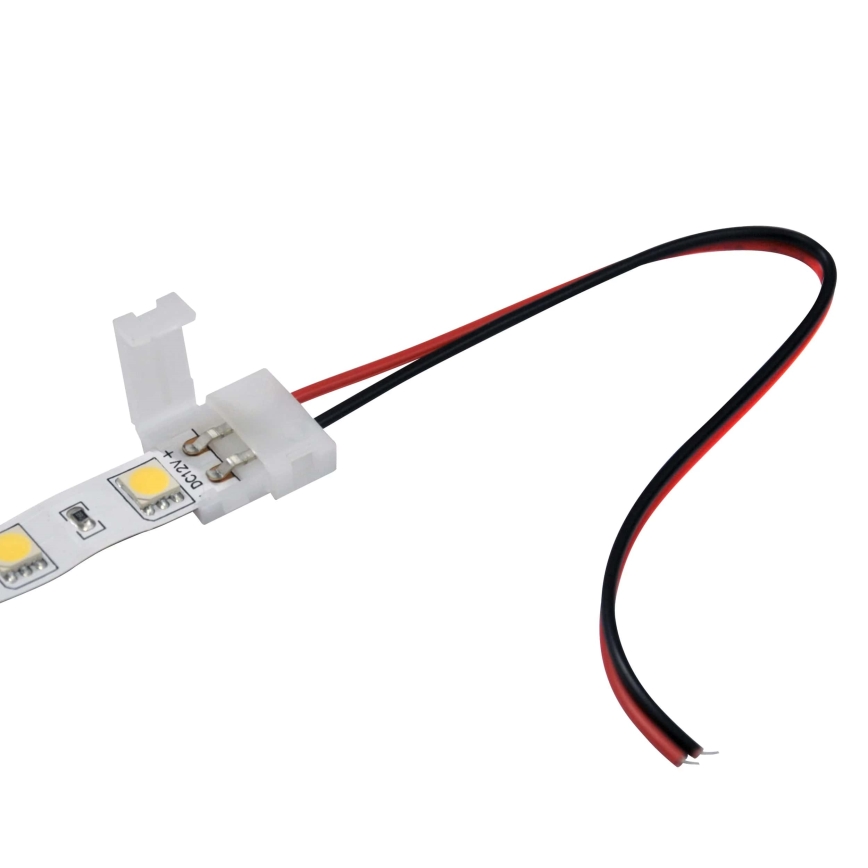 Prilagodljiv enostranski konektor za LED trakove 2-pin 10 mm