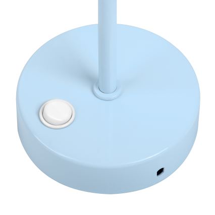 Prilagodljiva stenska svetilka OXFORD 1xE27/15W/230V modra