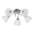 Prisajen stropni lestenec CLARA 5xE27/15W/230V sijajni krom