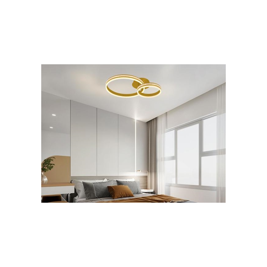 Pritrdilna zatemnjevalna LED stropna svetilka LED/110W/230V 3000-6500K + daljinski upravljalnik