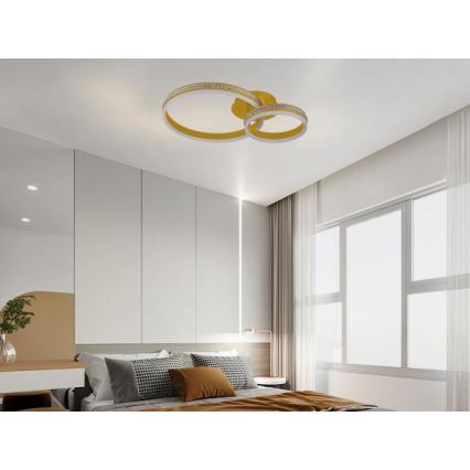 Pritrdilna zatemnjevalna LED stropna svetilka LED/110W/230V 3000-6500K + daljinski upravljalnik