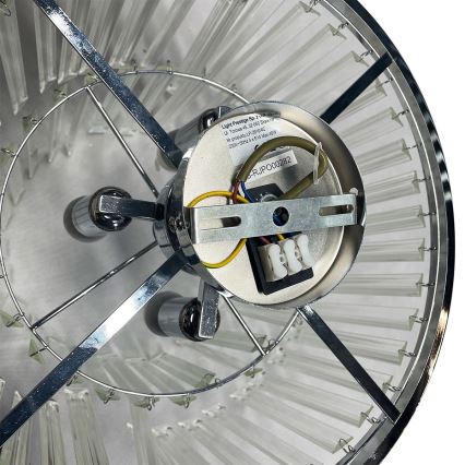 Pritrdjen lestenec VETRO 4xE14/40W/230V sijajni krom