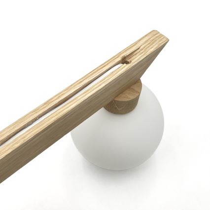 Pritrdjen stropni lestenec ANTONIO 3xG9/5W/230V hrast/bela