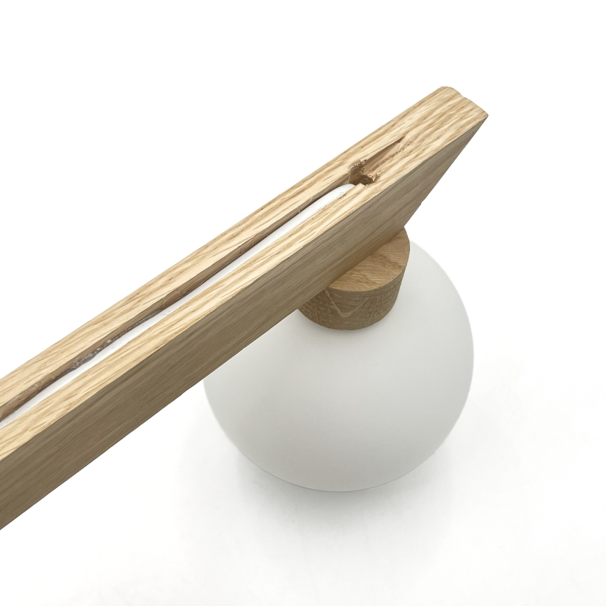 Pritrdjen stropni lestenec ANTONIO 3xG9/5W/230V hrast/bela