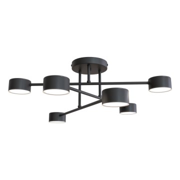 Pritrdjena stropna svetilka HALO 6xGX53/10W/230V črna