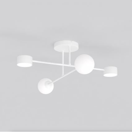 Pritrdljiva stropna svetilka HOLON 2xG9/8W/230V + 2xGX53/12W, bela