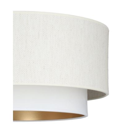 Pritrdljiva stropna svetilka NATIA 1xE27/60W/230V premer 45 cm bela