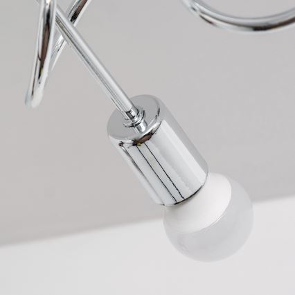 Pritrjen lestenec OXFORD 3xE27/15W/230V, sijajni krom