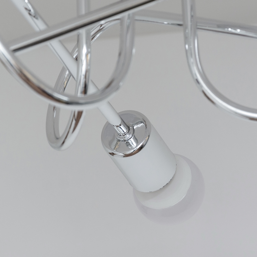 Pritrjen lestenec OXFORD 3xE27/15W/230V, sijajni krom