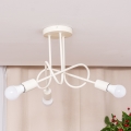 Pritrjen lestenec OXFORD 3xE27/15W/230V v krem barvi