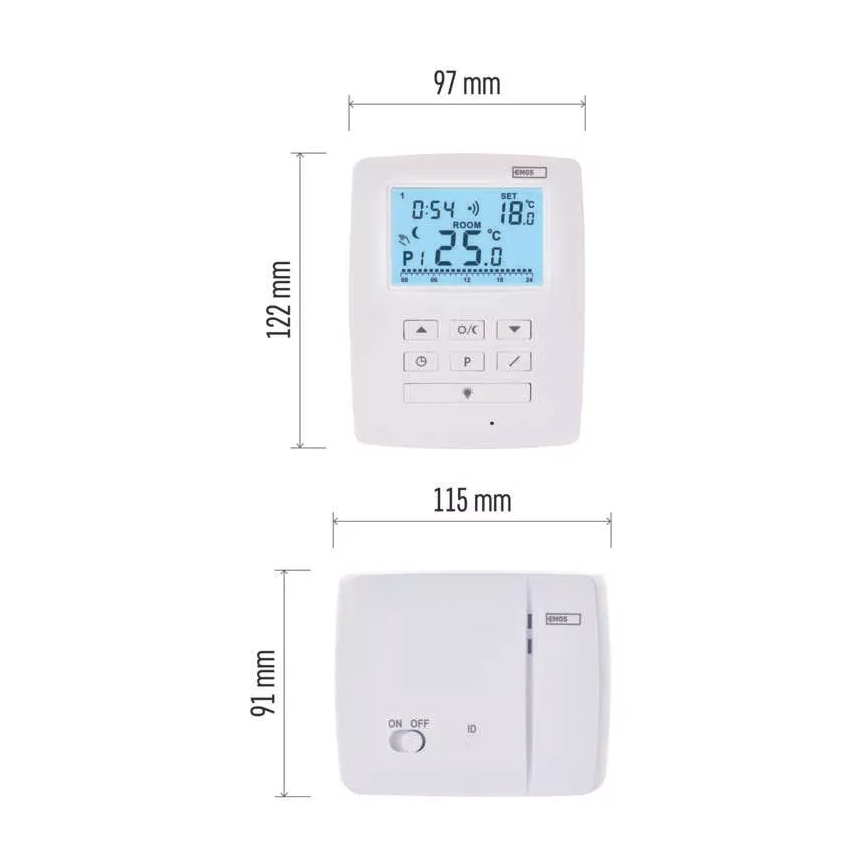 Programabilni termostat 230V+2xAA