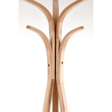 Prostostoječ obešalnik 177x52 cm rjav